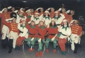 troop of elves and holiday entertainers for holiday parties
