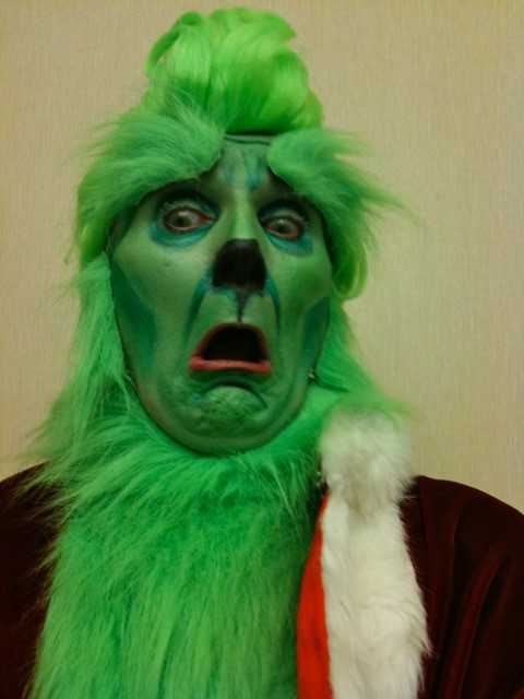 grinch character for holiday parties