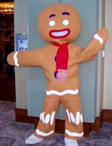 holiday gingerbread man for corporate christmas parties